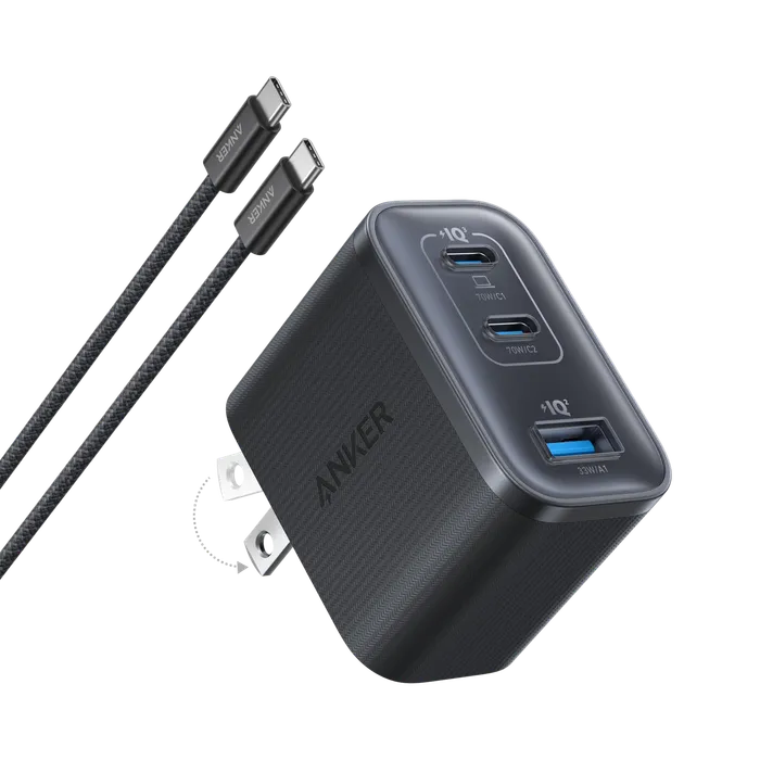 Anker GaN USB-C charger, 65 W